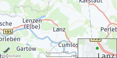 Google Map of Lanz bei Lenzen