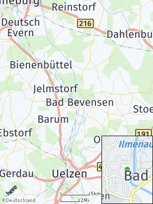 Here Map of Bad Bevensen