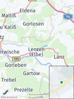 Here Map of Lenzen
