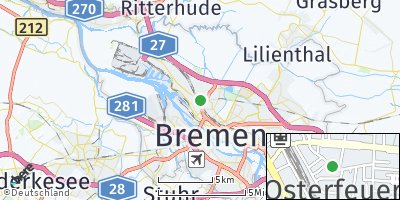 Google Map of Osterfeuerberg