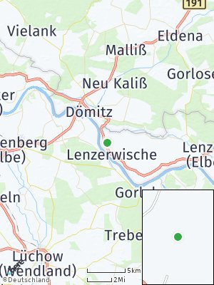 Here Map of Lenzerwische