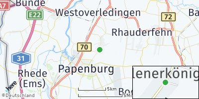 Google Map of Völlenerkönigsfehn