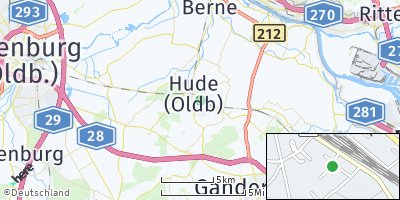 Google Map of Hude