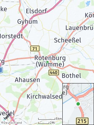 Here Map of Rotenburg an der Wümme
