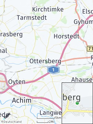 Here Map of Ottersberg bei Bremen