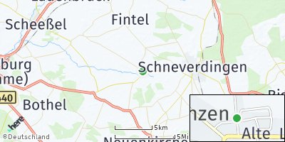 Google Map of Lünzen