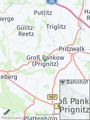 Here Map of Groß Pankow
