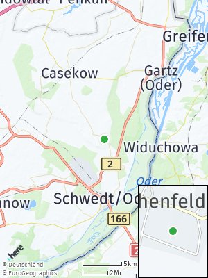 Here Map of Hohenfelde bei Angermünde