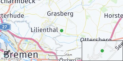 Google Map of Seebergen bei Bremen