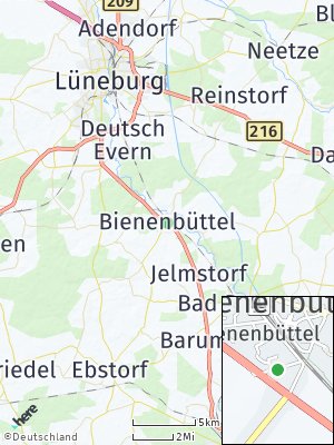 Here Map of Bienenbüttel