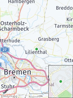 Here Map of Lilienthal bei Bremen