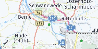 Google Map of Lemwerder