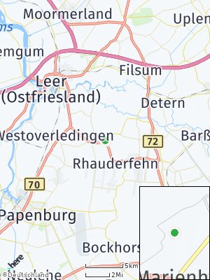 Here Map of Rhauderfehn