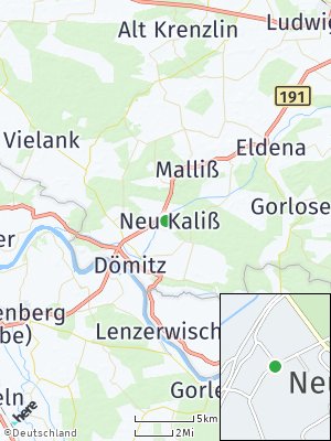 Here Map of Neu Kaliß