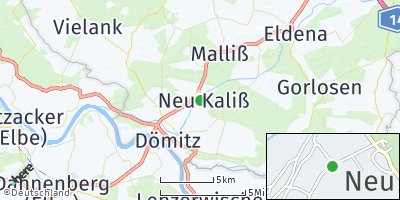 Google Map of Neu Kaliß
