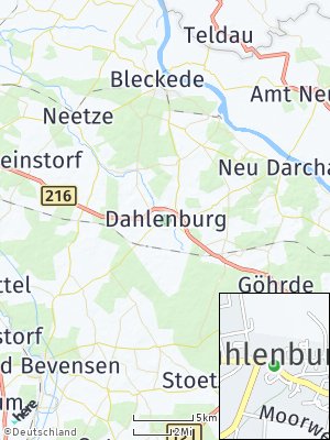 Here Map of Dahlenburg