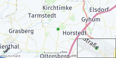 Google Map of Vorwerk bei Tarmstedt