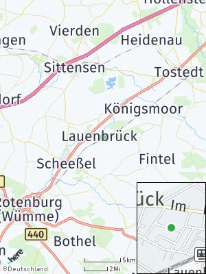 Here Map of Lauenbrück