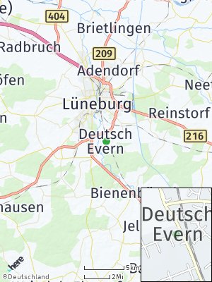 Here Map of Deutsch Evern