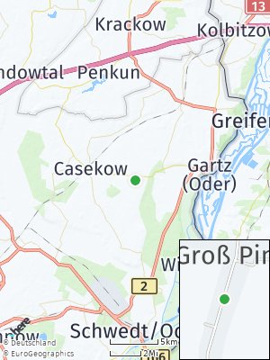 Here Map of Hohenselchow-Groß Pinnow