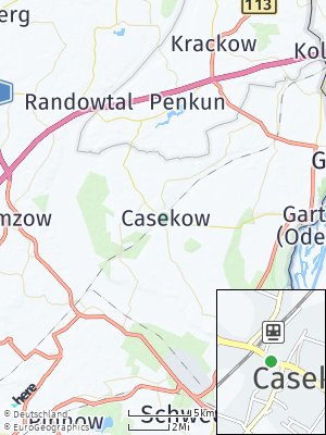 Here Map of Casekow
