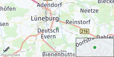 Google Map of Wendisch Evern