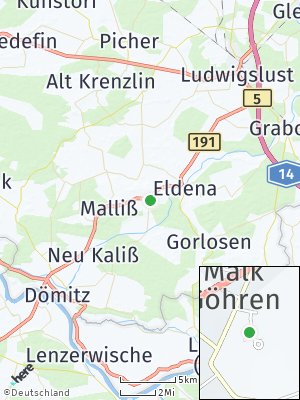 Here Map of Malk Göhren