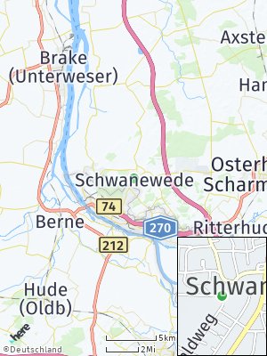 Here Map of Schwanewede