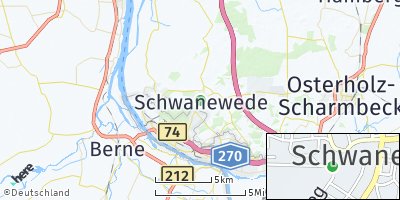 Google Map of Schwanewede