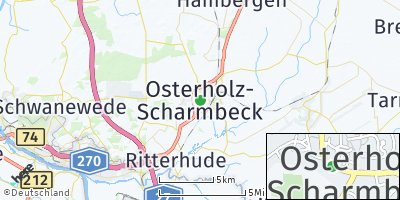 Google Map of Osterholz-Scharmbeck