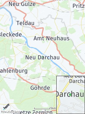 Here Map of Neu Darchau