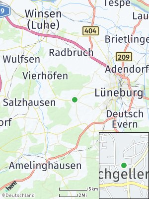 Here Map of Kirchgellersen