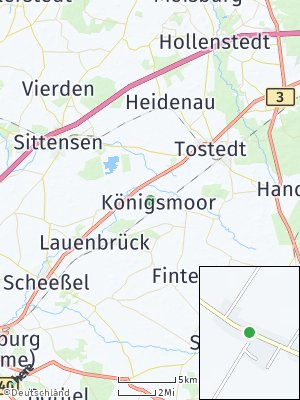 Here Map of Königsmoor