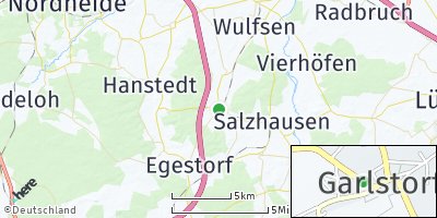 Google Map of Garlstorf am Walde