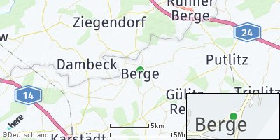 Google Map of Berge bei Perleberg