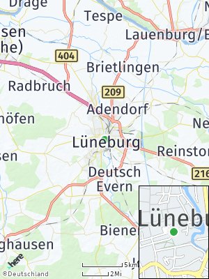 Here Map of Lüneburg
