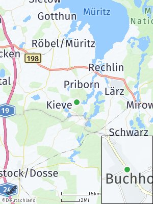 Here Map of Buchholz bei Röbel