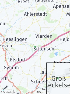 Here Map of Groß Meckelsen
