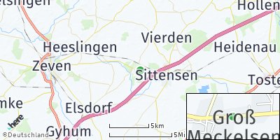Google Map of Groß Meckelsen