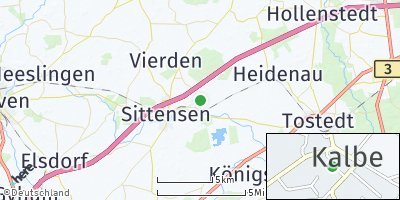 Google Map of Kalbe bei Sittensen