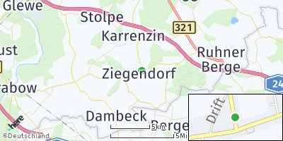Google Map of Ziegendorf