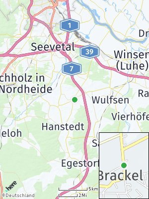 Here Map of Brackel bei Winsen