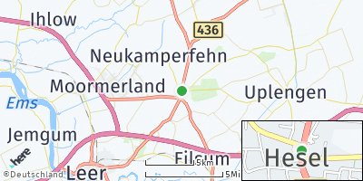 Google Map of Hesel
