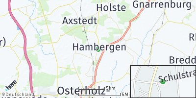 Google Map of Hambergen bei Bremen