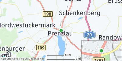 Google Map of Prenzlau