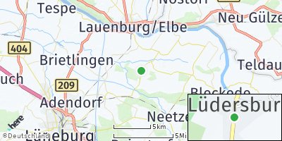 Google Map of Lüdersburg