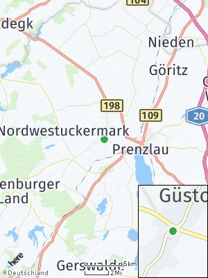 Here Map of Güstow