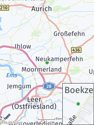 Here Map of Boekzetelerfehn