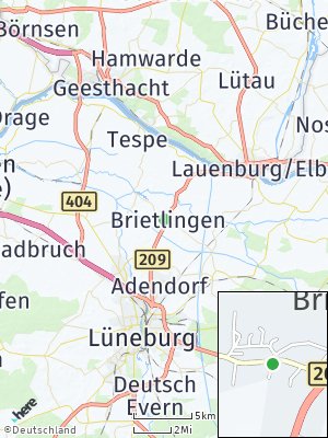 Here Map of Brietlingen