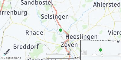 Google Map of Seedorf bei Zeven